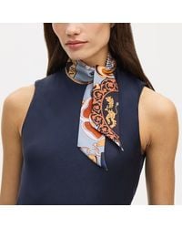 Aspinal of London - Skinny Silk Scarf - Lyst