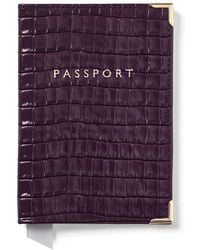 Aspinal of London - Passport Cover - Lyst