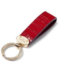 Aspinal of London - Oval Loop Keyring - Lyst