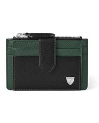 Aspinal of London - Zipped Rfid Card Holder - Lyst