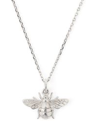Aspinal of London - Bee Charm Necklace - Lyst