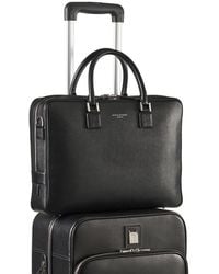 Aspinal of London - Mount Street Leather Laptop Briefcase Bag - Lyst