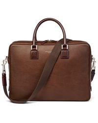 Aspinal of London - Mount Street Leather Laptop Briefcase Bag - Lyst