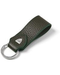 Aspinal of London - Small Leather Loop Keyring - Lyst