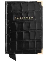 Aspinal of London - Passport Cover - Lyst