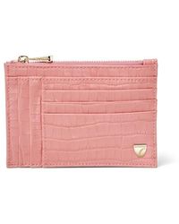 Aspinal of London - Double Sided Zipped Card & Coin Holder - Lyst