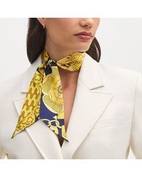 Aspinal of London - Skinny Silk Scarf - Lyst