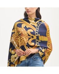 Aspinal of London - Merino & Silk Stole - Lyst