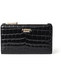 Aspinal of London - Mayfair Coin & Card Leather Wallet - Lyst