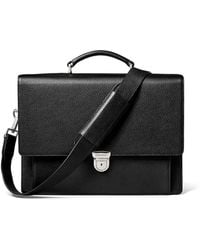 Aspinal of London - City Leather Briefcase Bag - Lyst