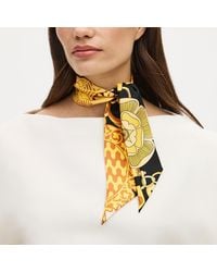 Aspinal of London - Skinny Silk Scarf - Lyst