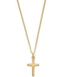 Aspinal of London - Cross Pendant Necklace - Lyst