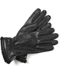 Aspinal of London - Deerskin Leather Gloves - Lyst
