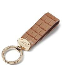 Aspinal of London - Oval Loop Keyring - Lyst