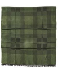Aspinal of London - Silk Check Scarf - Lyst