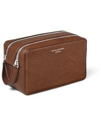 Aspinal of London - Double Zip Mount Street Wash Bag - Lyst