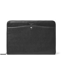 Aspinal of London - 16-Inch City Laptop Leather Folio Case - Lyst