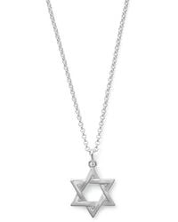 Aspinal of London - Star Of David Pendant Necklace - Lyst