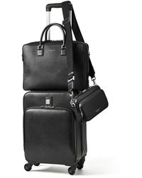 Aspinal of London - 3 Piece Flight Collection: Cabin Case, Briefcase & Crossbody Bag - Lyst