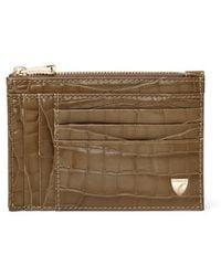 Aspinal of London - Double Sided Zipped Card & Coin Holder - Lyst
