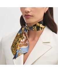 Aspinal of London - Skinny Silk Scarf - Lyst