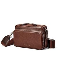 Aspinal of London - Reporter East West Messenger Bag - Lyst