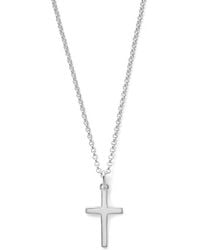 Aspinal of London - Cross Pendant Necklace - Lyst