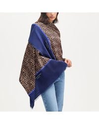 Aspinal of London - Merino & Silk Stole - Lyst