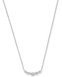 Aspinal of London - Graduating Diamond Necklace - Lyst