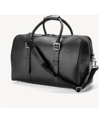 Aspinal of London Aspinal Leather Travel Bag - Black