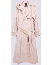 Assembly Cream Wool Oversized Trench Coat - Natural