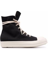 Rick Owens DRKSHDW Lace-up High-top Trainers - Black
