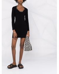alexander wang tie front dress