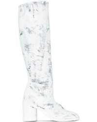 tabi knee high boots