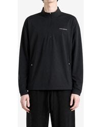 Malbon - Performance Quarter Zip Shell Pullover - Lyst