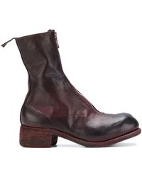 Guidi Pl2 Soft Horse Leather Boots - Brown