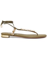 Aquazzura Flat Sandals For Women Black Friday Sale Up To 72 Lyst