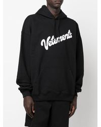 gym and workout clothes Vetements Cotton One In A Million Hoodie in Nero - Save 57% Black Womens Activewear gym and workout clothes Vetements Activewear 