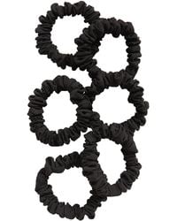 Athleta Mini Scrunchie 6-pack - Black