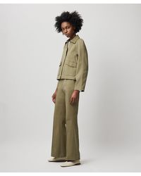 ATM - Washed Cotton Twill Swing Jacket - Lyst