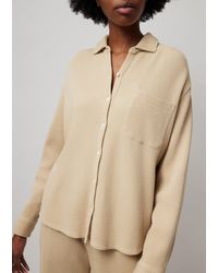 ATM - Waffle Long Sleeve Shirt - Lyst