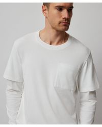 ATM - Heavyweight Jersey Double Layer Tee - Lyst