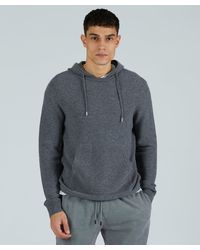 ATM Cashmere Blend Hoodie - Gray