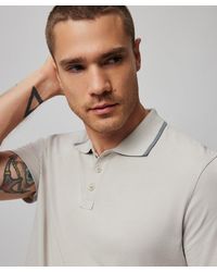 ATM - Classic Jersey Short Sleeve Polo With Tipping - Lyst