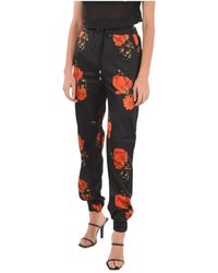 Philipp Plein Denim Cropped in White Womens Clothing Trousers Slacks and Chinos Harem pants 