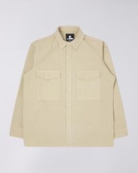 Edwin Linen Hiroshige Vacation Shirt in White for Men Mens Clothing Shirts Casual shirts and button-up shirts 