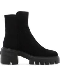 Stuart Weitzman Ankle Boots in Black | Lyst