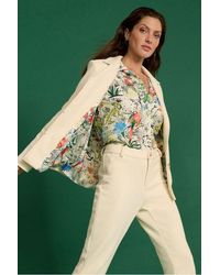 Womens Clothing Jackets Blazers POM Amsterdam Synthetic Summer Ivory Blazer sport coats and suit jackets 