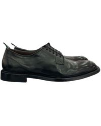 Green George Black Leather Classic Derby Shoes for Men Mens Shoes Lace-ups Derby shoes Save 18% 
