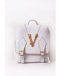 white versace backpack